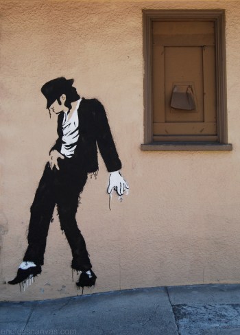 গ্রাফিত্তি ; প্রাপ্তিসূত্র - http://endlesscanvas.com/?tag=michael-jackson